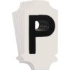 Die-cut Numbers & Letters by Brady