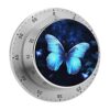 Digital Kitchen Timers Magnetic Visual Timer Blue Butterfly