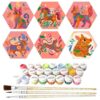Digital Painting, with Cute Animal Acrylic Design, 6 Piece DIY Art Set