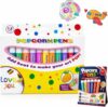 DigScape Bubble Popcorns Pens 3D Puffy Drawing Kit, Magic Popcorns Pens (12 colors*1)