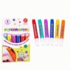 DIJIAMU Popcorn Pens, 6 Count Puffy Paint for Kids, Bubble Drawing Markers, 3D Art with Heat Activated Raised Effect, Fine Tip Creative Supplies for Crafts, Scrapbooks & DIY Projects