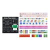 DimyFew Circle Time Learning Center Pocket Chart Teaching Materials Color Shape Counting for Teaching Supplies Kindergarten Homeschool Teachers Kids