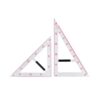 DimyFew Geometry Tool Geometry Math Set with Detachable Handle Big Size Teaching Aids Drawing Tool for Teachers Whiteboard Black Board Engineering, Two piece Set