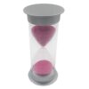 DimyFew Hourglass Shower Hourglass Shower 25 Minutes for Kitchen Classroom, Pink