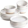 Dinnerware Sets for 5, Stoneware Plates and Bowls