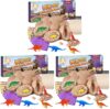 Dino Eggs Dig Kit, 36 Pack Dinosaur Eggs Excavation Science Experiments Kits for Kids 4-12, Dinosaur Toys for 3 4 5 6 7 8 9 10 Year Old Boys Girls