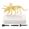 Dinosaur Dig Kit with Excavation Tools,Triceratops Fossil Skeleton Assembly