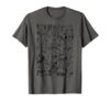 Dinosaur Fossils T-Rex Paleontology Vintage Archeology Gift T-Shirt
