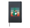 Dinosaur love heart cute friendly smile kindness fun gentle Hardcover Journal, Black