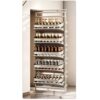 Diodceraic Pull-Out Shoe Rack for Closet Shoe Cabinet Adjustable Height Retractable Metal Stackable Shoe Rack Space Saving Storage Metal Vertical Shelf(10 Tier/D59CM)