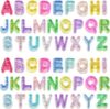 DIOUXPOUP 104Pcs Chunky Letter Beads with Large Hole Colorful Acrylic Alphabet Beads