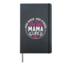 Dirt Bike Mama Life Dirt Bike Mom Of A Dirt Biker Mom Hardcover Journal, Black