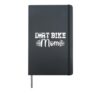 Dirt Bike Mom Of A Dirt Biker Mom Proud Dirt Bike Mama Hardcover Journal, Black