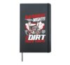 Dirt Track Racing Race Sprint Car Vintage Hardcover Journal, Black
