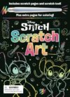 Disney Stitch: Scratch Art: with Scratch Tool and Coloring Pages
