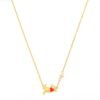 Disney Winnie the Pooh Hunny Pot Necklace, Gold and Rose Gold-Tone, 16