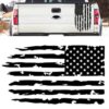 Distressed Flag Tailgate Decal 52x30cm Gloss Vinyl
