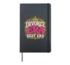 Divorce Party Group Divorce Squad Celebration Gift Hardcover Journal, Black