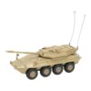 DIY Armored Vehicle Tank Model Building Kit 1/72 Scale,Yellow