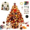 DIY Beaded Christmas Tree Kit 3D Crystal Bead Christmas Craft Decoration