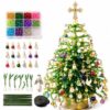 DIY Beaded Christmas Tree Kit, Handmade Mini Desk Xmas Bead Art