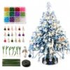 DIY Beaded Christmas Tree Kit, Handmade Mini Desk Xmas Bead Art