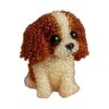 DIY Bead Embroidery Kit for Beginners - Puppy Pattern Craft Set with Pre-Printed Canvas, Glass Beads, and Needlework Tools - Home Decor Wall Art