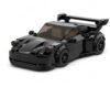 DIY Black Sports Car Building Blocks Set, Racing Car Model Construction Kit, Creative STEM Building Toy for Teens and Adults, Collectible Display Model