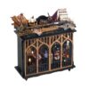 DIY Book Nook Kit, Moonlight Illusion Mirror Miniature Dollhouse with Openable Doors, 3D Wooden Bookshelf Insert Decor, Princess Castle DIY Craft Kit for Adults, Unique Gifts for Book Lovers
