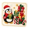 DIY Christmas Magic Felt Sticker Art Kit, Self-Adhesive Holiday Craft Kit