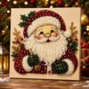 DIY Christmas Pearl Diamond Art Painting Kit, Art Craft Kit for Adults，B
