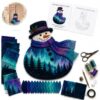 DIY Christmas Quilted Door Hanging Craft Kit, Create Santa, Reindeer