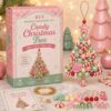 DIY Christmas Tree Beaded Ornament Kit, Beginner-Friendly Beaded Christmas Tree Making Kit, Three-Dimensional Beadwork Xmas Decor Craft Kit with Instruction Sheet, for Craft Lover Family (#F)