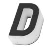 Diydeg Acrylic House Number Letter D, LED House Address Letter