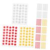 DIYEAH 30sheet Small Colorful Star Stickers for Motivational Reward Paper Stickers with Easy Peel and Stick Feature, Portable Creative Star Shape for Classroom, Homeschool, and Arts
