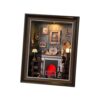 DIY Fireplace Photo Frame, Wooden 3D Puzzle Kit