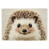 DIY Latch Hook Rug Kit Cute Hedgehog with 38x52cm-2