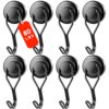 DIYMAG Magnetic Hooks,80LBS Heavy Duty 8 Pack 2026 Cruise Ship Essentials