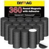 DIYMAG Magnets with Adhesive Backing, 360P Flexible Fridge Magnetic Dots