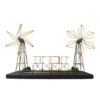 DIY Metal Wire Windmill Light Kit, RGB LED Glow Welding Craft Decor
