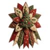 DIY Quilted Christmas Door Wreath Fabric Kit, 3D Patchwork Sewing Craft Set