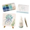 DIY Sea Glass Mosaic Art Kit, Handmade Smooth Painting Sea Animal