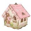 DIY Wooden House Diamond Art Kit for Adults (Pink House)