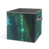DJUETRUI Book Butterfly GlitterFoldable Sturdy Storage Bins