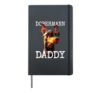 Dobermann Daddy Dogs Papa Fathers Day Dad Doberman Hardcover Journal, Black