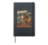 Dog Grandpa BEWARE OF AN OLD MAN AND HIS BOXER Men Hardcover Journal, Black