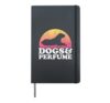 Dogs and Perfume Men's or Women's Dog Hardcover Journal, Black