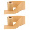 DOITOOL 2pcs Kraft Paper Notepad Roll 3 Inch X 164ft Recyclable and Sturdy Kraft Paper Roll for Packaging Grocery List for Kitchen and Office Use
