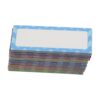 DOITOOL 40pcs Magnetic Dry Erase Labels with Self-Adhesive Backing and Flexible Fit, 3.2" X 1.2" Reusable Writable PVC Whiteboard Label Stickers for Locker and Kitchen Appliance Labeling