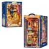 Dollhouse Booknook for Adults, Tiny House Bookshelf Decor 3D Wooden Puzzle